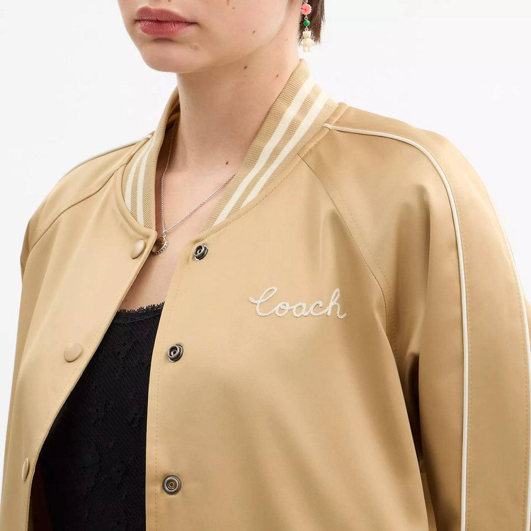 جکت دورو کرمی زنانه کوچ Coach